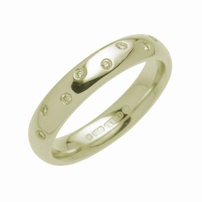 Charles Green Diamond Set Wedding Ring