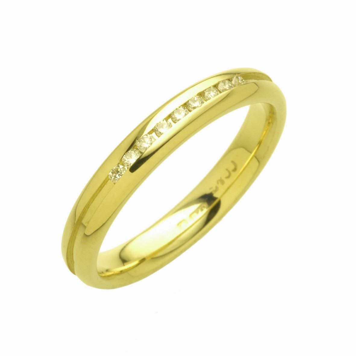 Charles Green Diamond Set Wedding Ring
