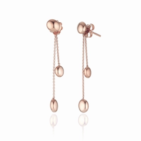 Chimento Armillas Acqua 18ct Rose Gold Double Drop Earrings