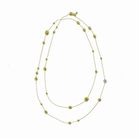 Chimento Armillas Acqua 18ct Yellow Gold 0.25ct Diamond Droplets Necklace