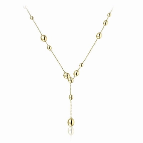 Chimento Armillas Acqua 18ct Yellow Gold Diamond Droplets Necklace