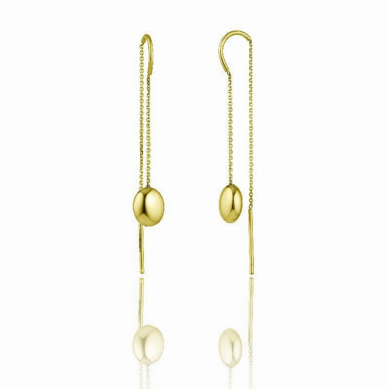 Chimento Armillas Acqua 18ct Yellow Gold Threader Earrings