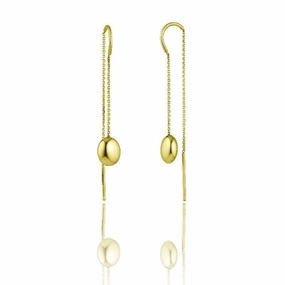 Chimento Armillas Acqua 18ct Yellow Gold Threader Earrings