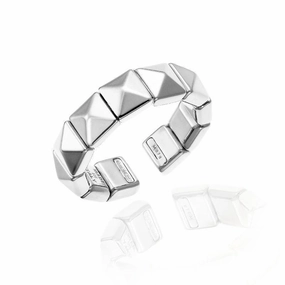 Chimento Armillas Pyramis 18ct White Gold Studs Ring