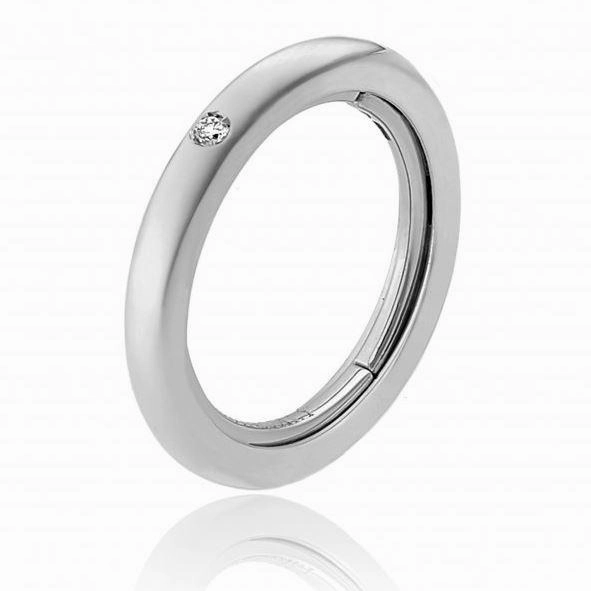 Chimento Forever Stack Me 18ct White Gold Diamond Adjustable Size-Fit Ring