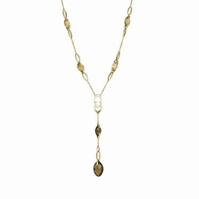 Chimento Marquise 18ct Yellow Gold Citrine Diamond Necklace D