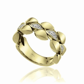 Chimento Mosaico 18ct Yellow Gold 0.21ct Diamond Ring