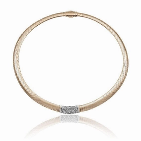 Chimento Stardust Pave 18ct Rose Gold 0.85ct Diamond Necklace