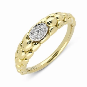 Chimento Stretch 18ct Yellow Gold Diamond Ring