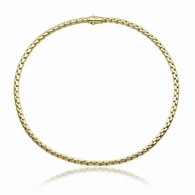 Chimento Stretch Spring 18ct Yellow Gold Collarette Necklace
