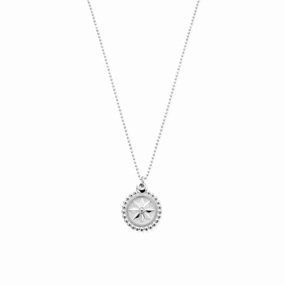Chlobo Boho Luxe Diamond Cut Chain with Bobble Compass Pendant