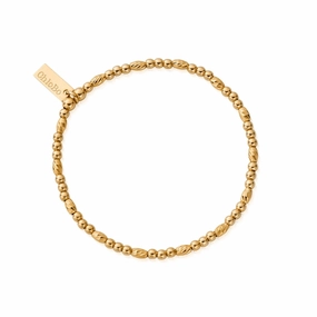 Chlobo Boho Luxe Gold Plated Dainty Sparkle Bracelet