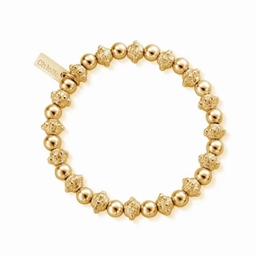 ChloBo Gold Plated Sterling Silver Fearless Bracelet