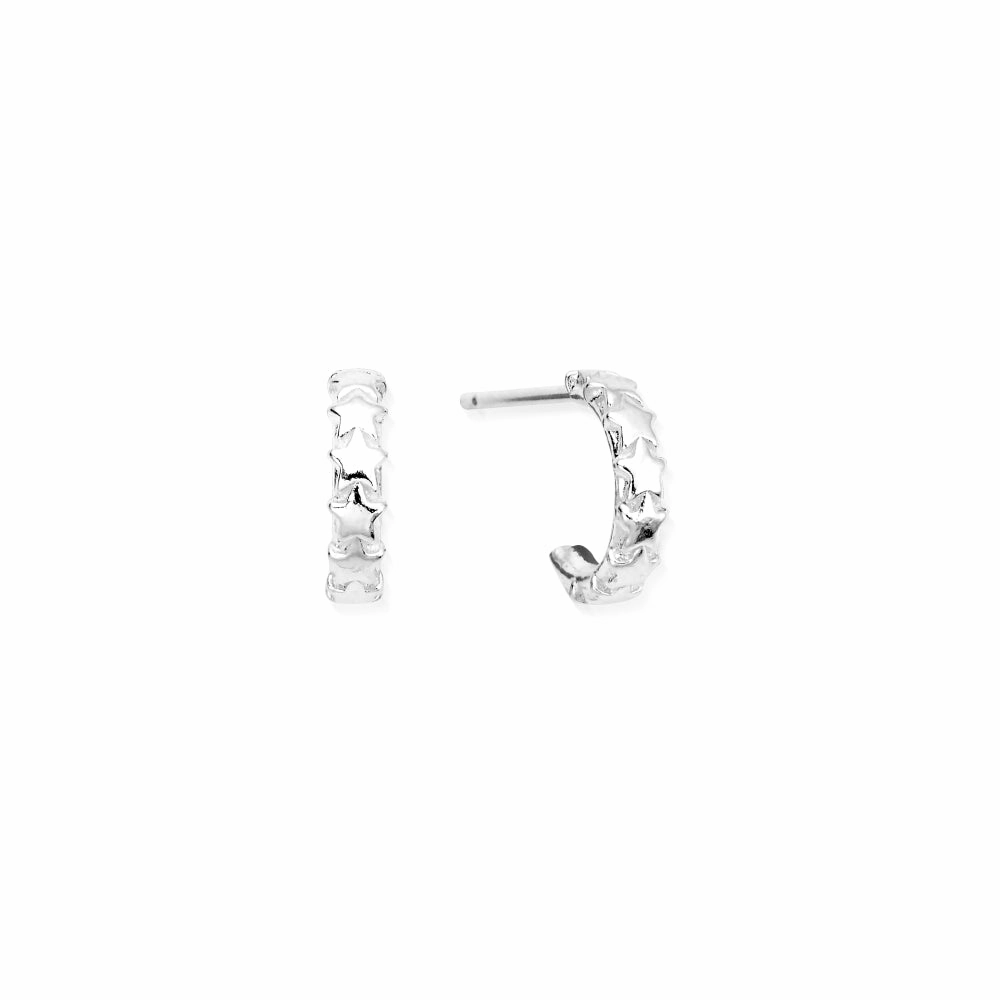 Chlobo Iconics Tiny Multi Star Huggie Hoop Earrings
