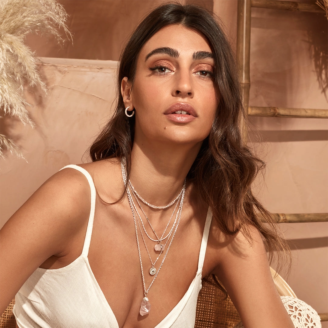 ChloBo Sterling Silver Dainty Rope Chain Necklace
