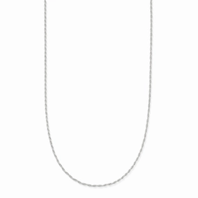 ChloBo Sterling Silver Dainty Rope Chain Necklace