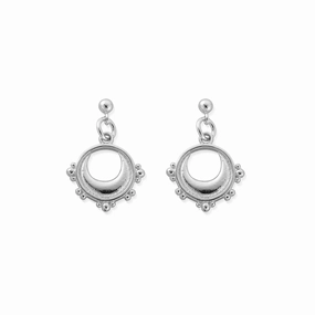 ChloBo Sterling Silver Half Moon Drop Earrings D