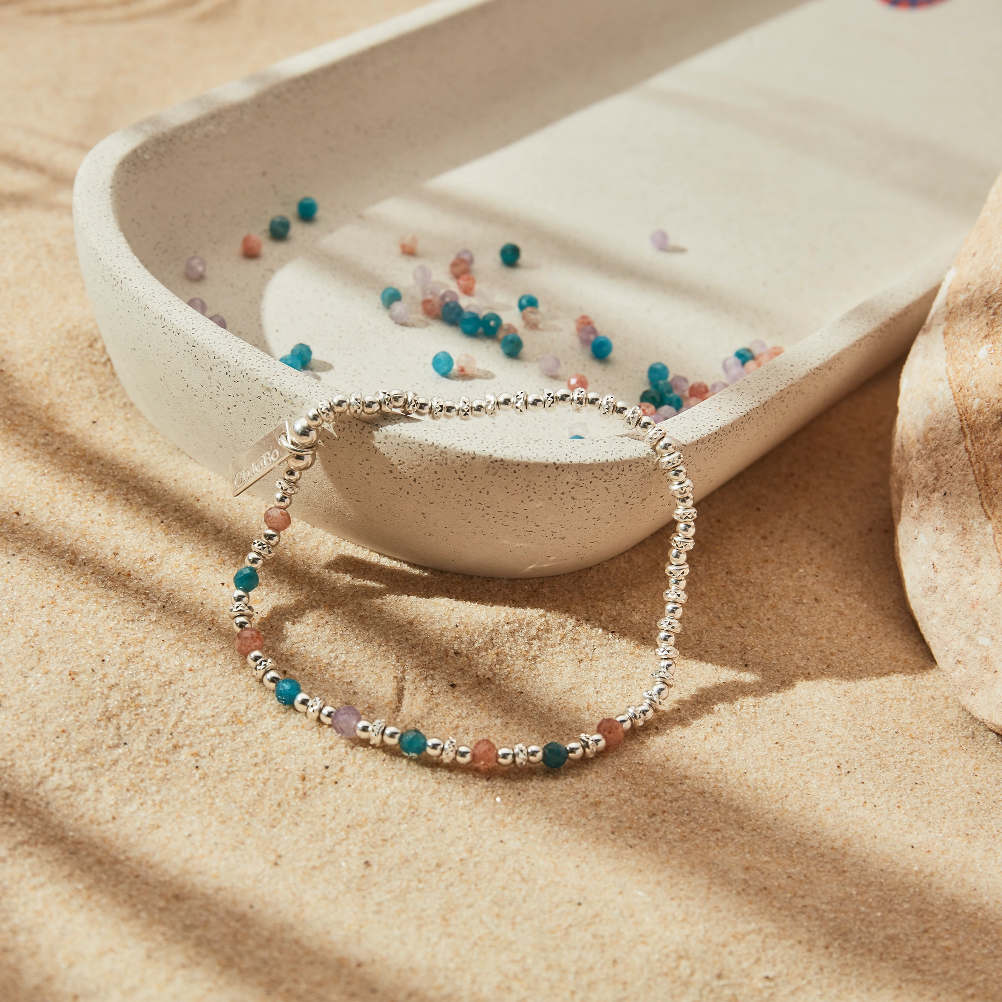 ChloBo Sterling Silver Radiant Aura Bracelet