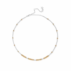 ChloBo Sterling Silver Soulful Rays Citrine Choker Necklace