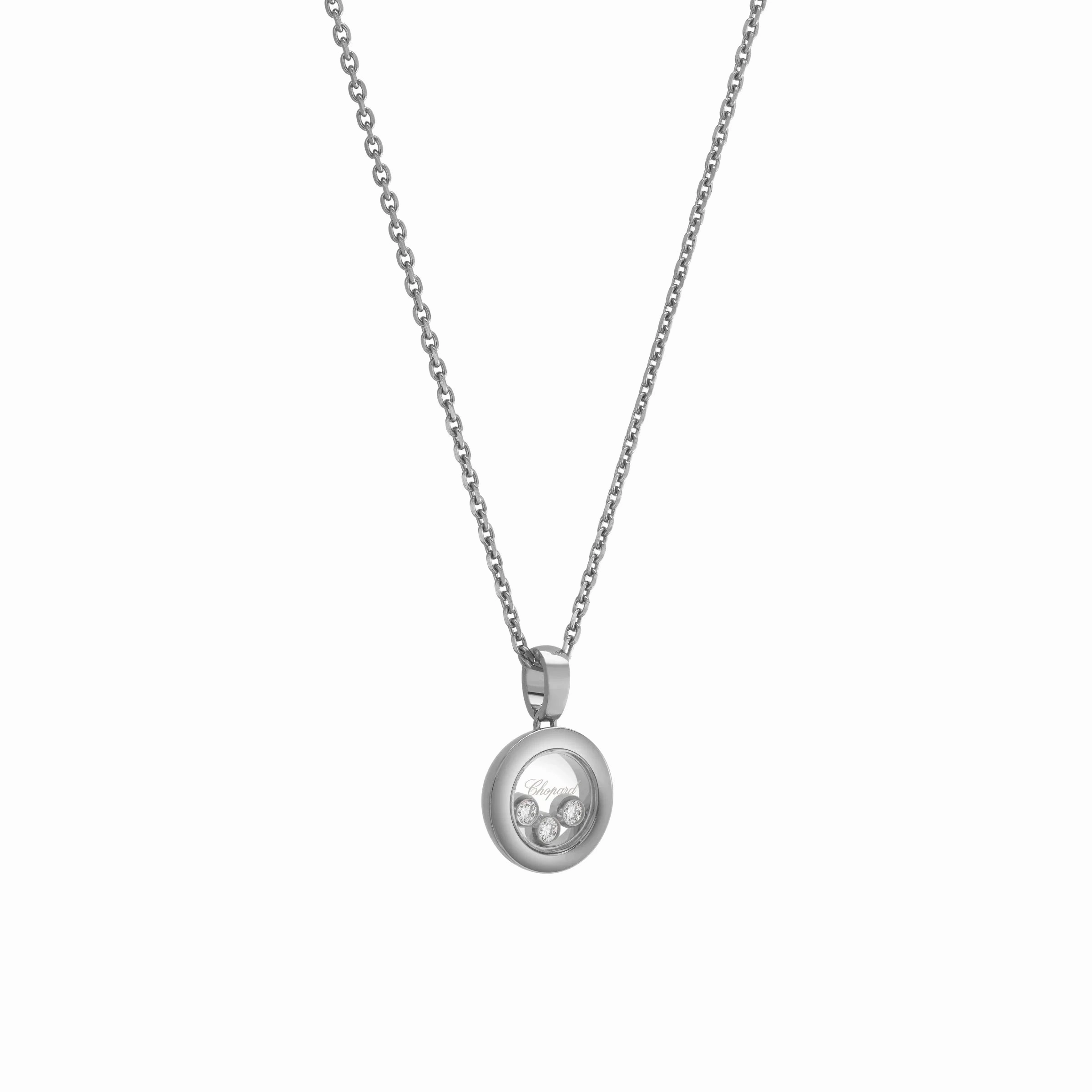 Chopard Happy Diamonds Icons 18ct White Gold 0.15ct Diamond Pendant