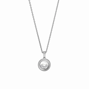 Chopard Happy Diamonds Icons 18ct White Gold 0.15ct Diamond Pendant