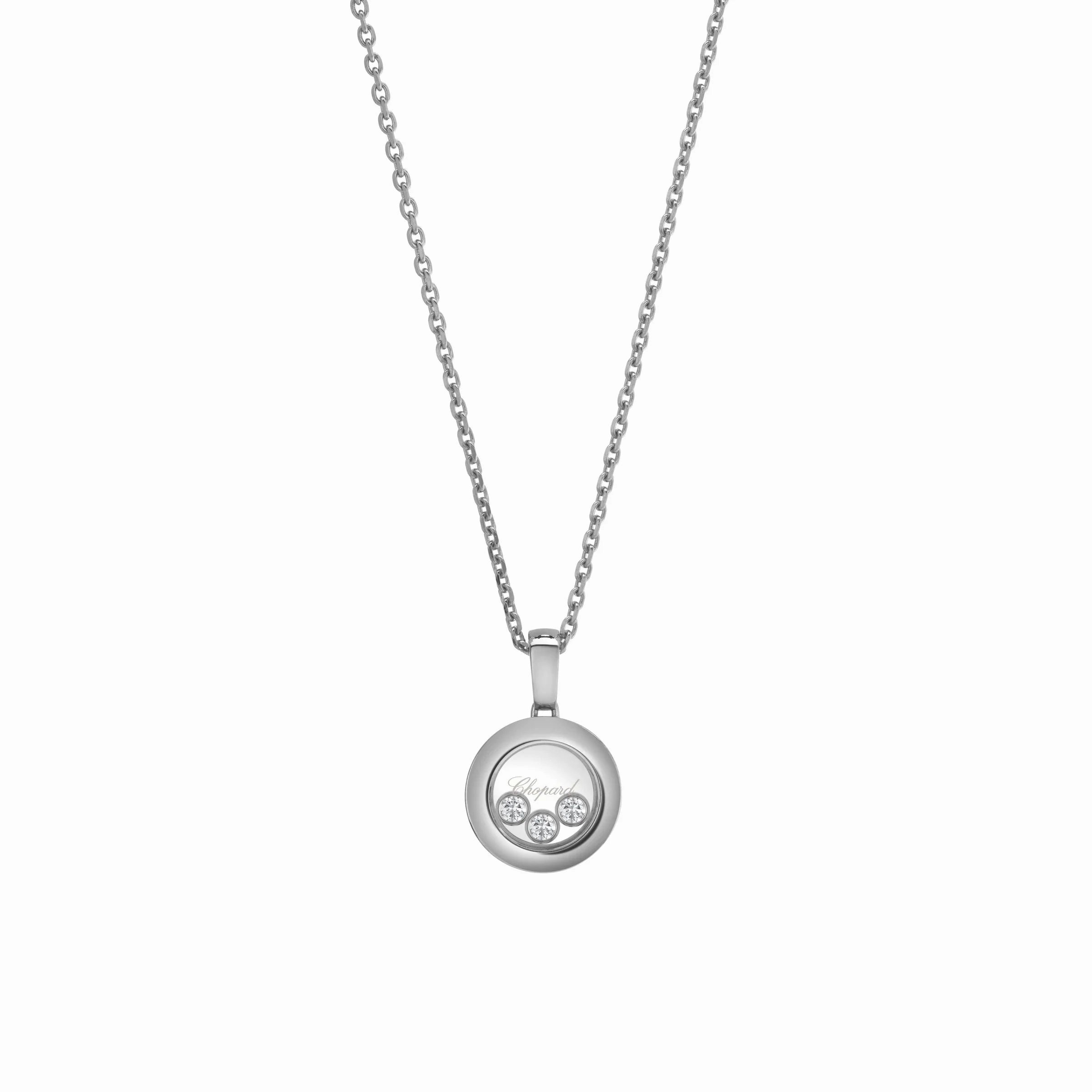 Chopard Happy Diamonds Icons 18ct White Gold 0.15ct Diamond Pendant