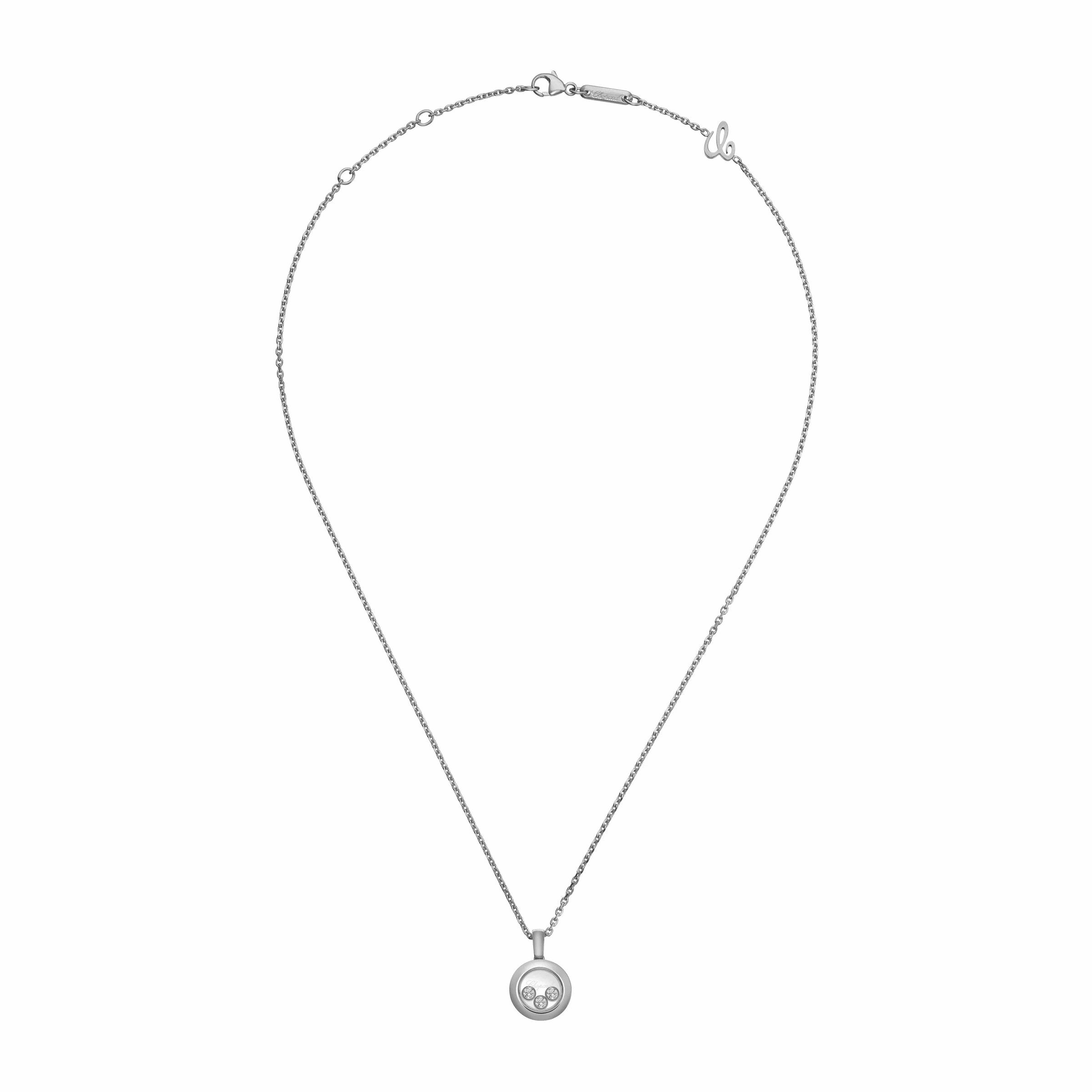 Chopard Happy Diamonds Icons 18ct White Gold 0.15ct Diamond Pendant