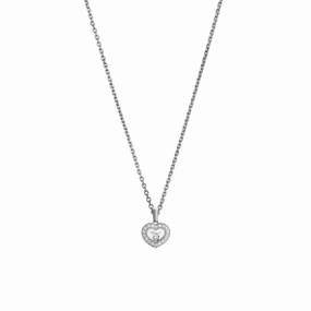 Chopard Happy Diamonds Icons 18ct White Gold 0.19ct Diamond Pendant