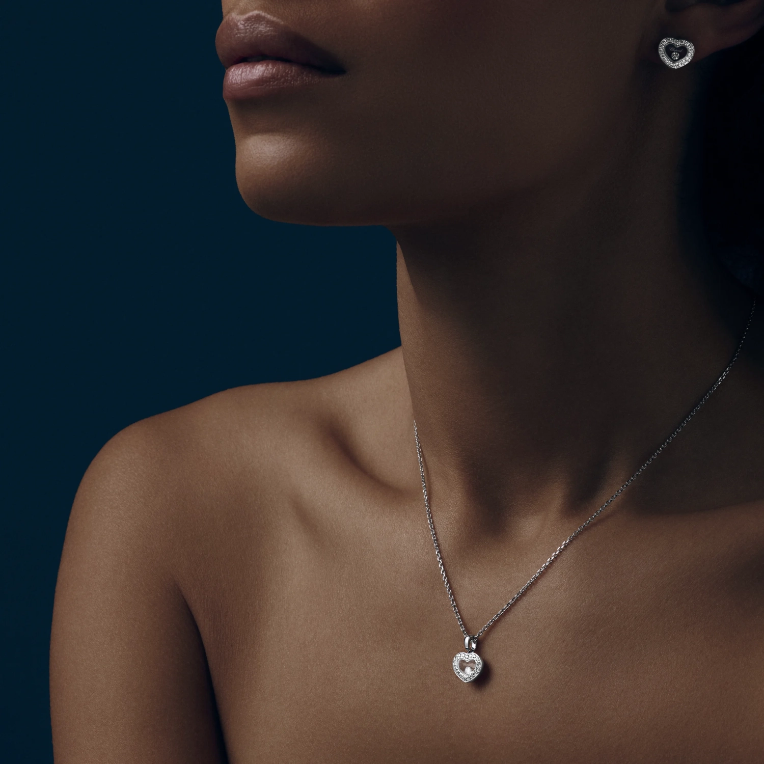 Chopard Happy Diamonds Icons 18ct White Gold 0.19ct Diamond Pendant