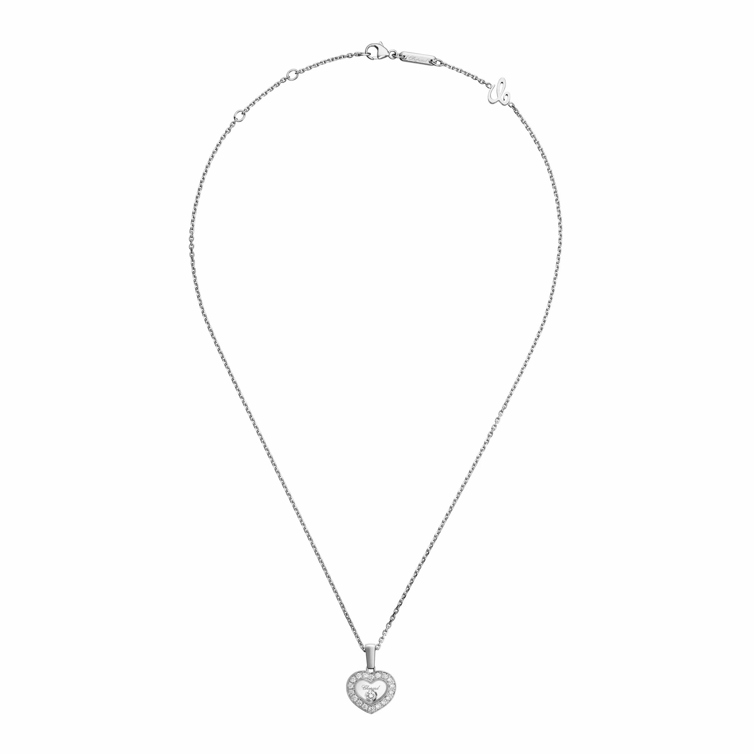 Chopard Happy Diamonds Icons 18ct White Gold 0.19ct Diamond Pendant