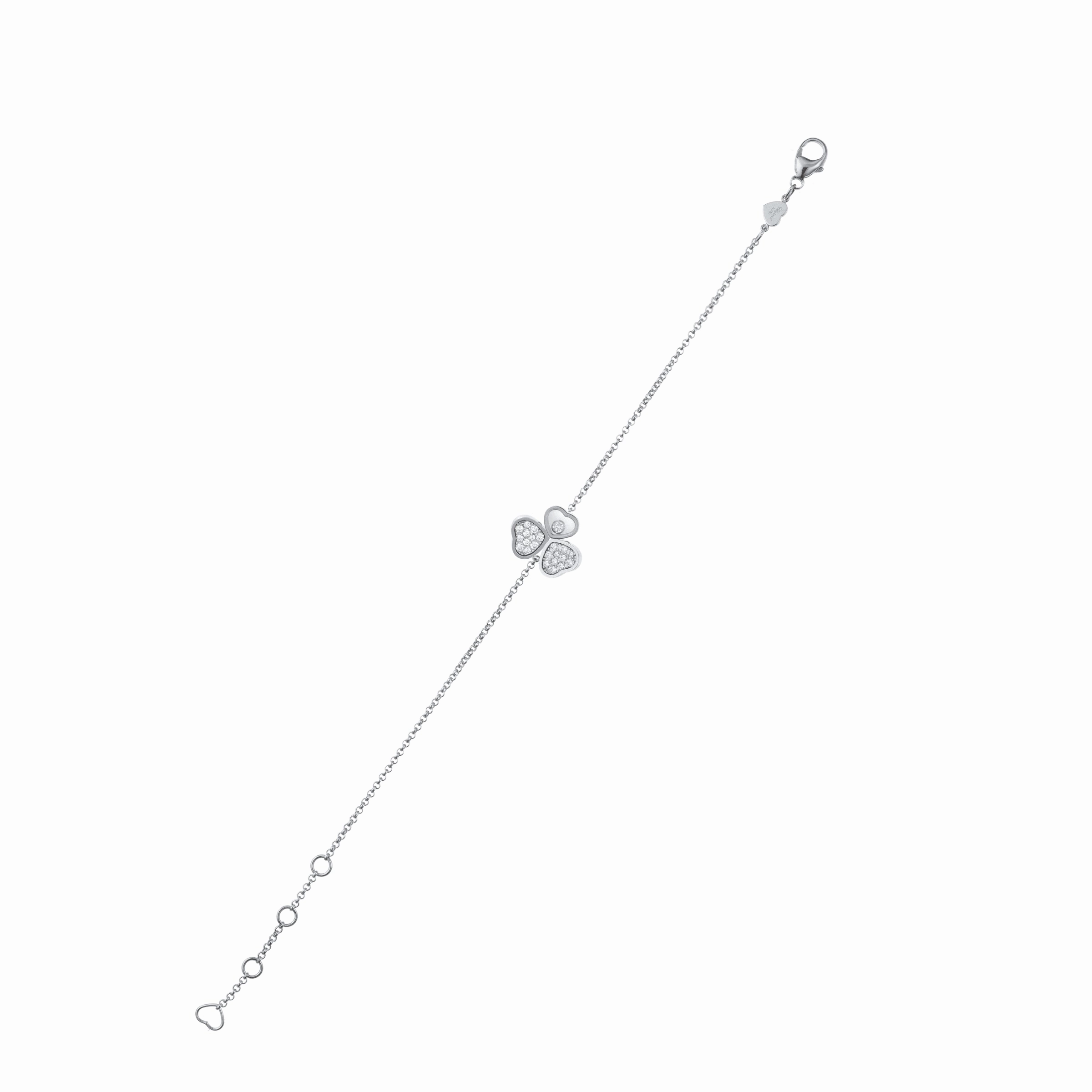 Chopard Happy Hearts Wings 18ct White Gold Diamond Bracelet