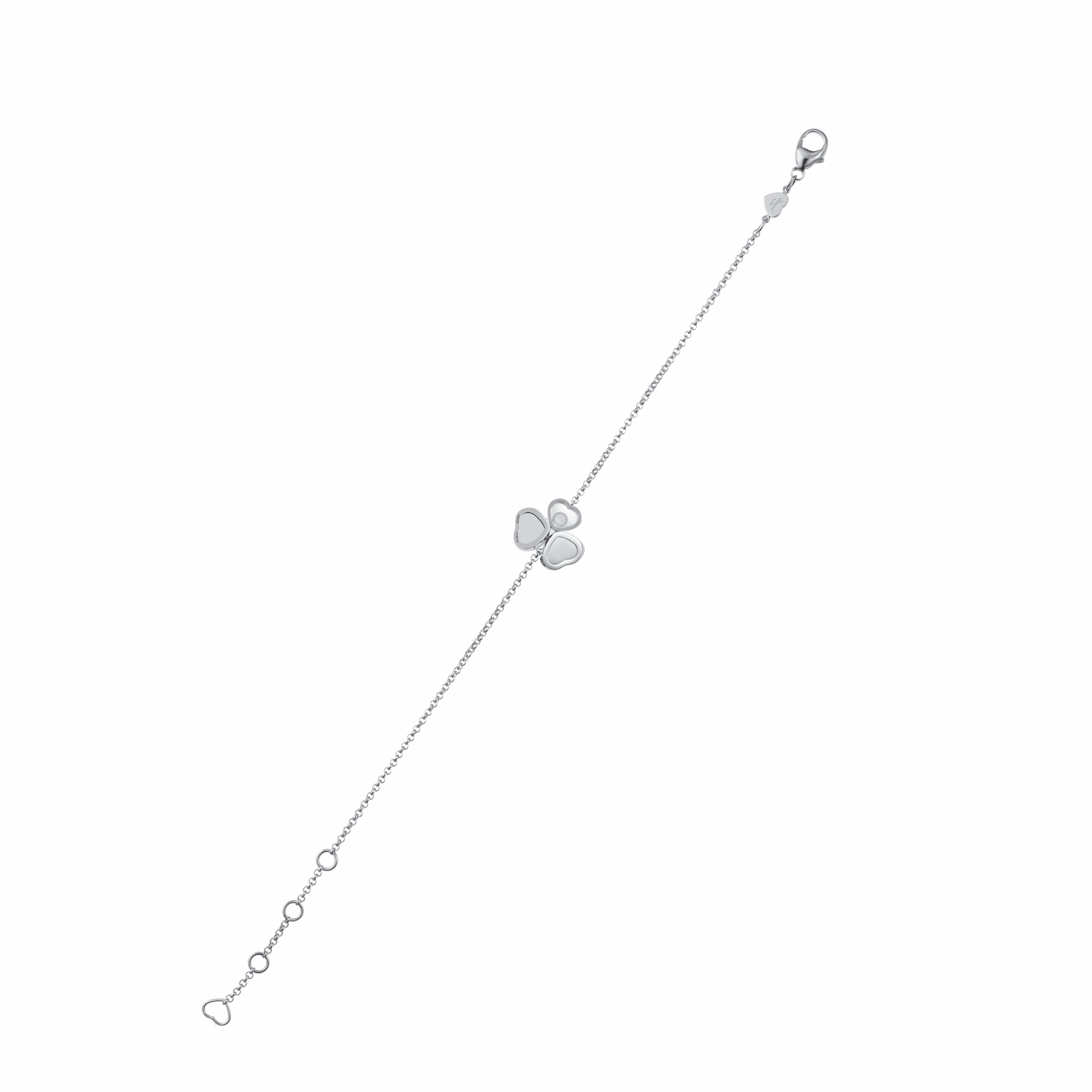 Chopard Happy Hearts Wings 18ct White Gold Diamond Bracelet