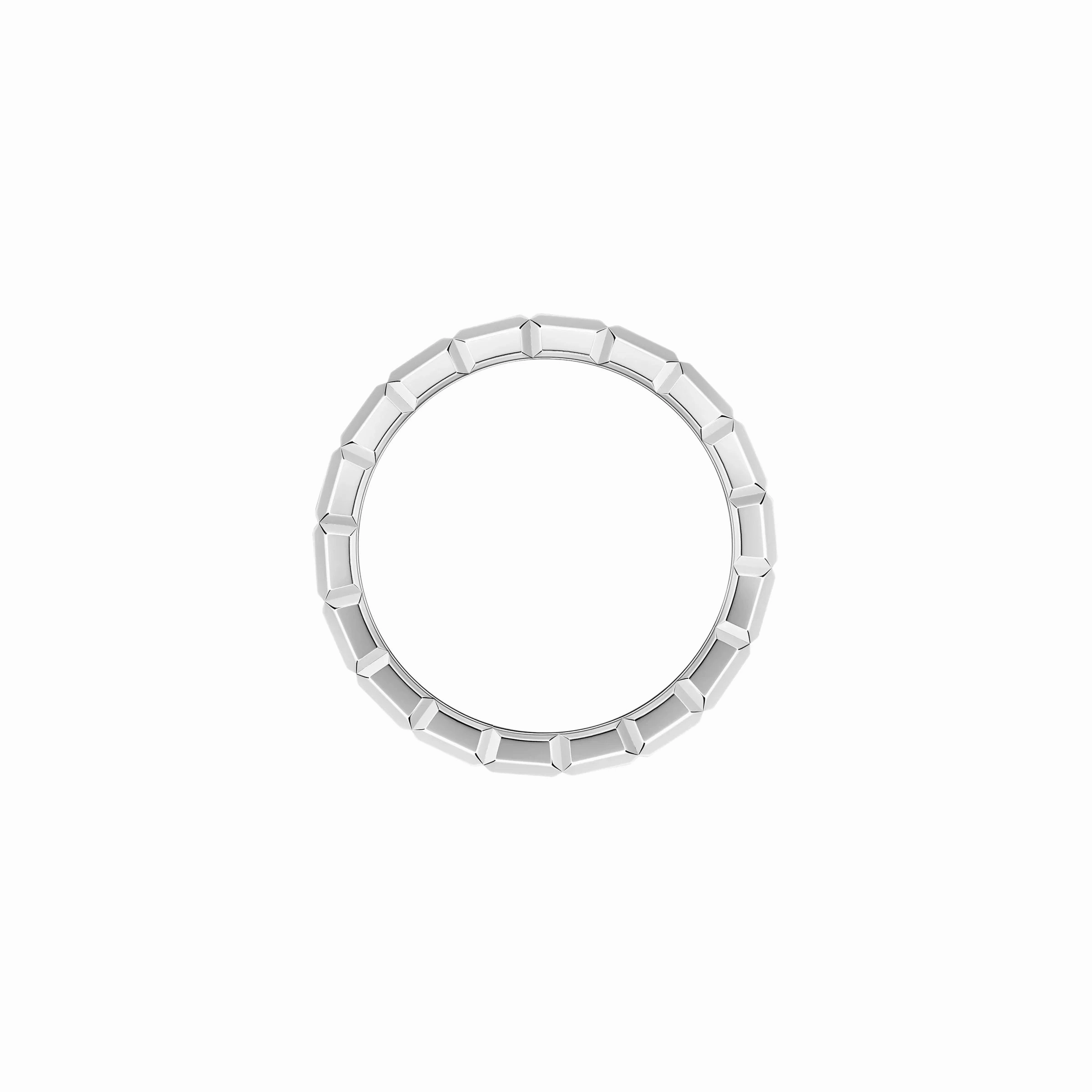 Chopard Ice Cube 18ct White Gold Diamond Double Wide Ring