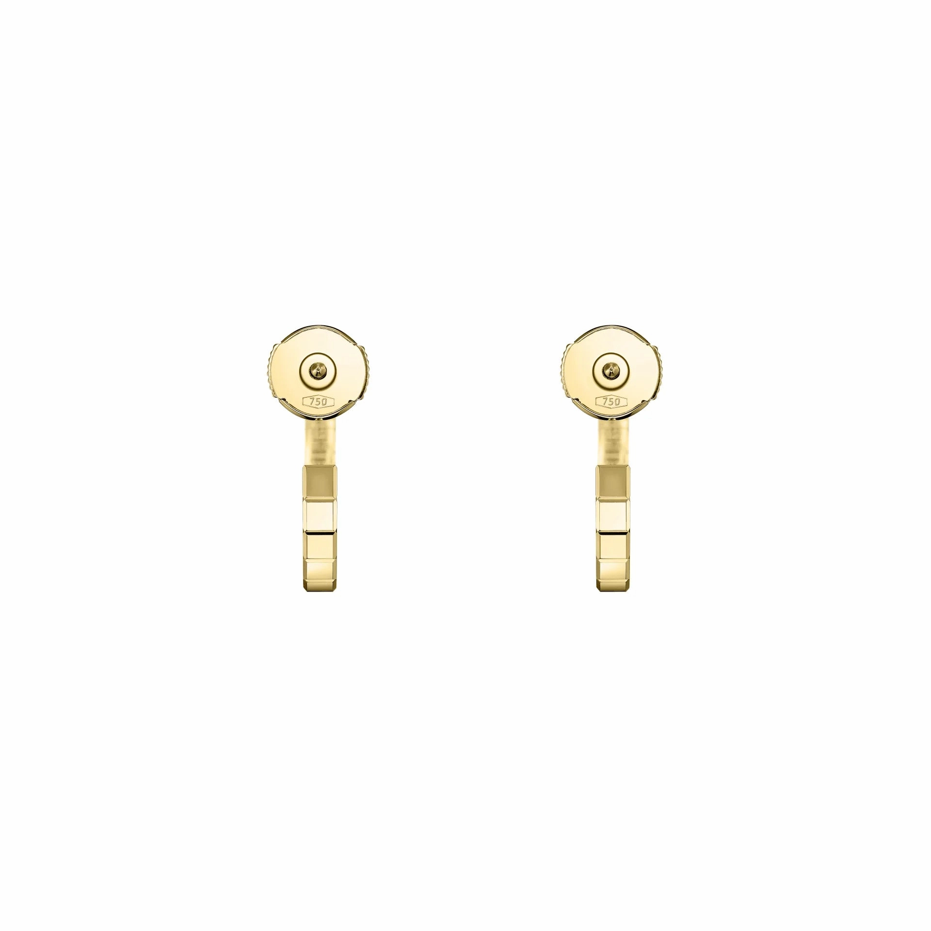 Chopard Ice Cube 18ct Yellow Gold Hoop Earrings