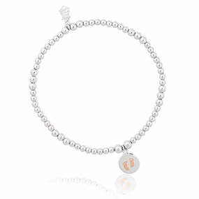 Clogau Affinity Cariad Bach Sterling Silver Beaded Bracelet