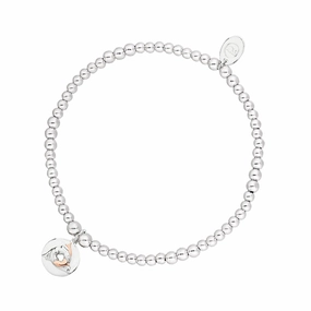 Clogau Affinity Sterling Silver St Kentigerns Bead Bracelet D