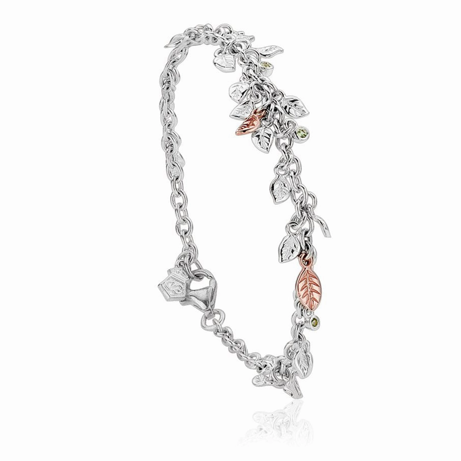 Clogau Awelon Sterling Silver Peridot Bracelet