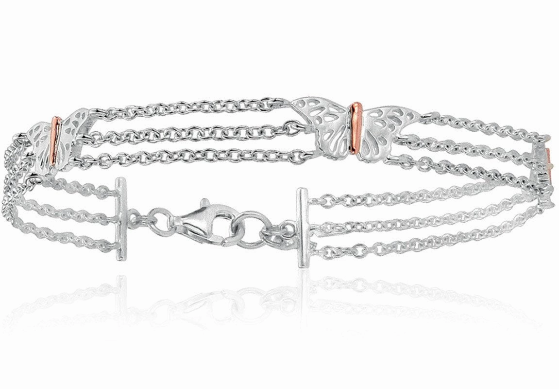 Clogau Butterfly Sterling Silver Bracelet