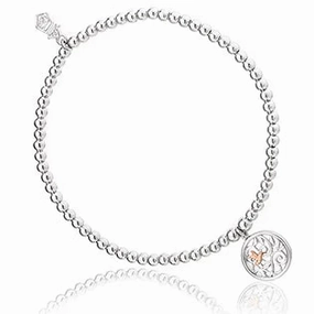 Clogau Hummingbird Sterling Silver Affinity Beaded Bracelet