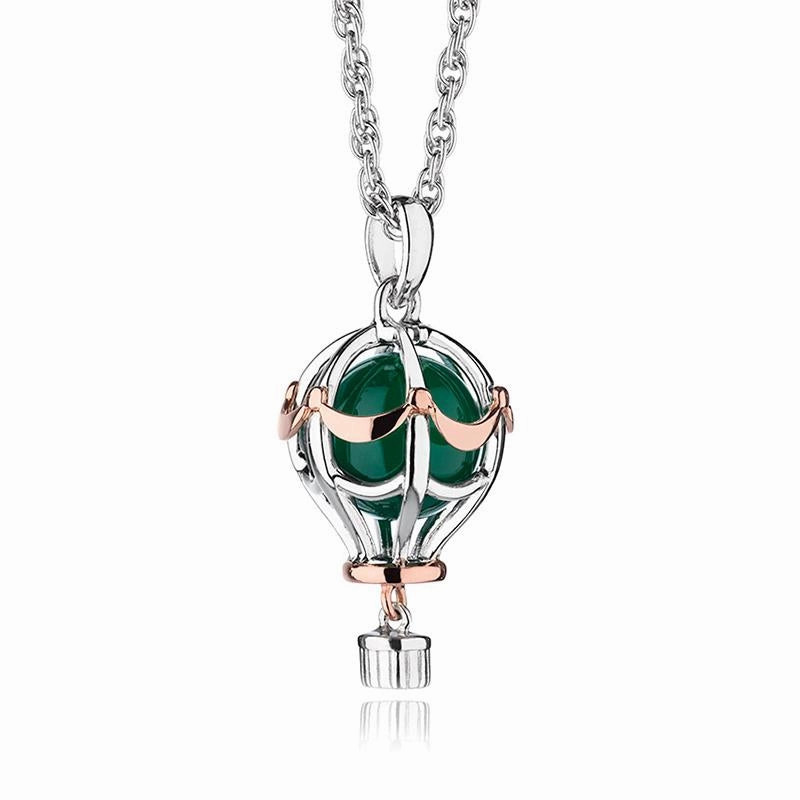 Clogau Journey Sterling Silver Hot Air Balloon Necklace