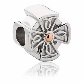 Clogau Milestones Sterling Silver Celtic Cross Charm D