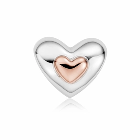 Clogau Milestones Sterling Silver Heart Bead Charm