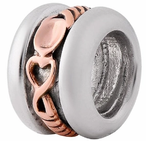 Clogau Milestones Sterling Silver Lovespoon Barrel Bead Charm