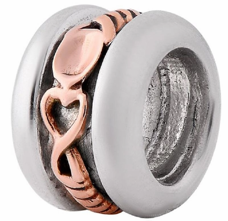 Clogau Milestones Sterling Silver Lovespoon Barrel Bead Charm