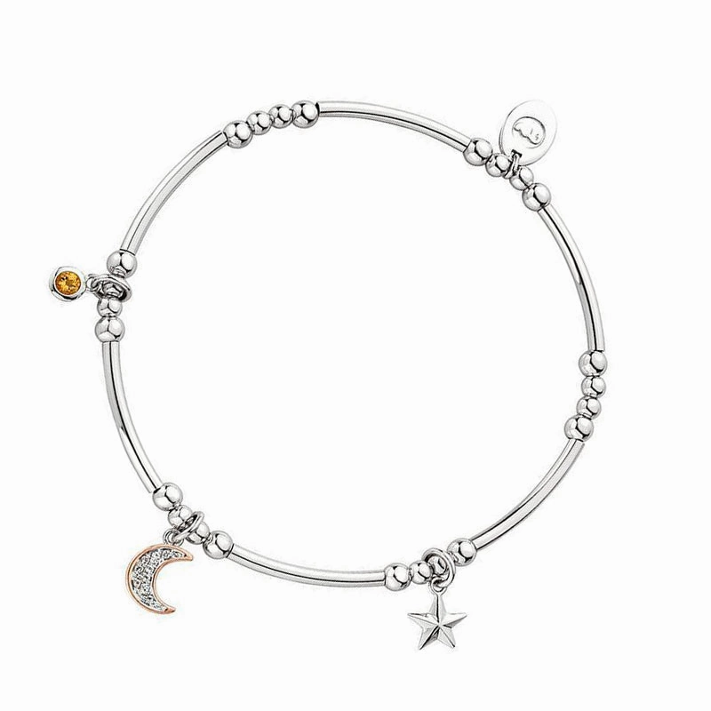 Clogau Out of This World Affinity Sterling Silver Citrine Bracelet D