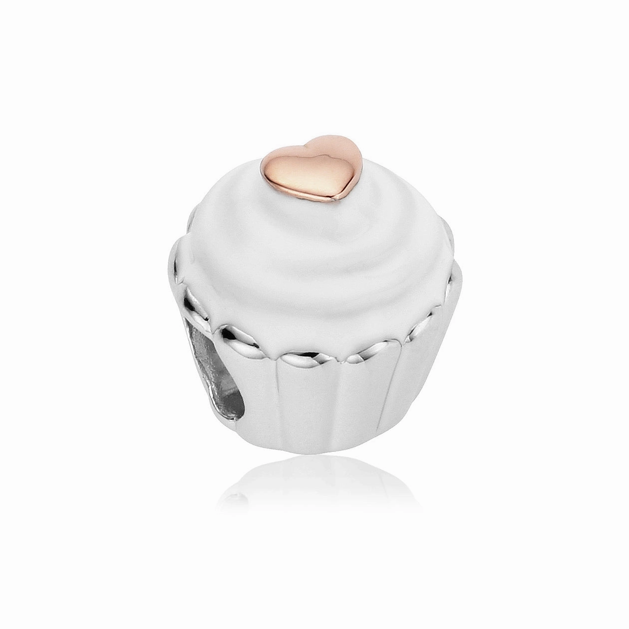 Clogau Sterling Silver Cupcake Bead Charm