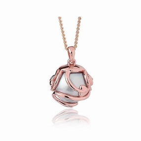 Clogau Tree Of Life 9ct Rose Gold Pearl Necklace