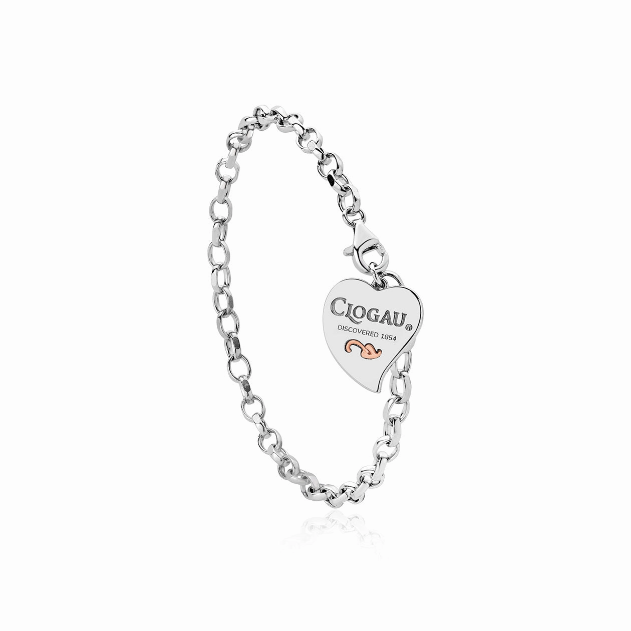 Clogau Tree of Life Insignia Signature Heart Sterling Silver Bracelet D
