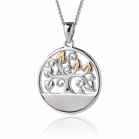 Clogau Tree of Life Sterling Silver Necklace D