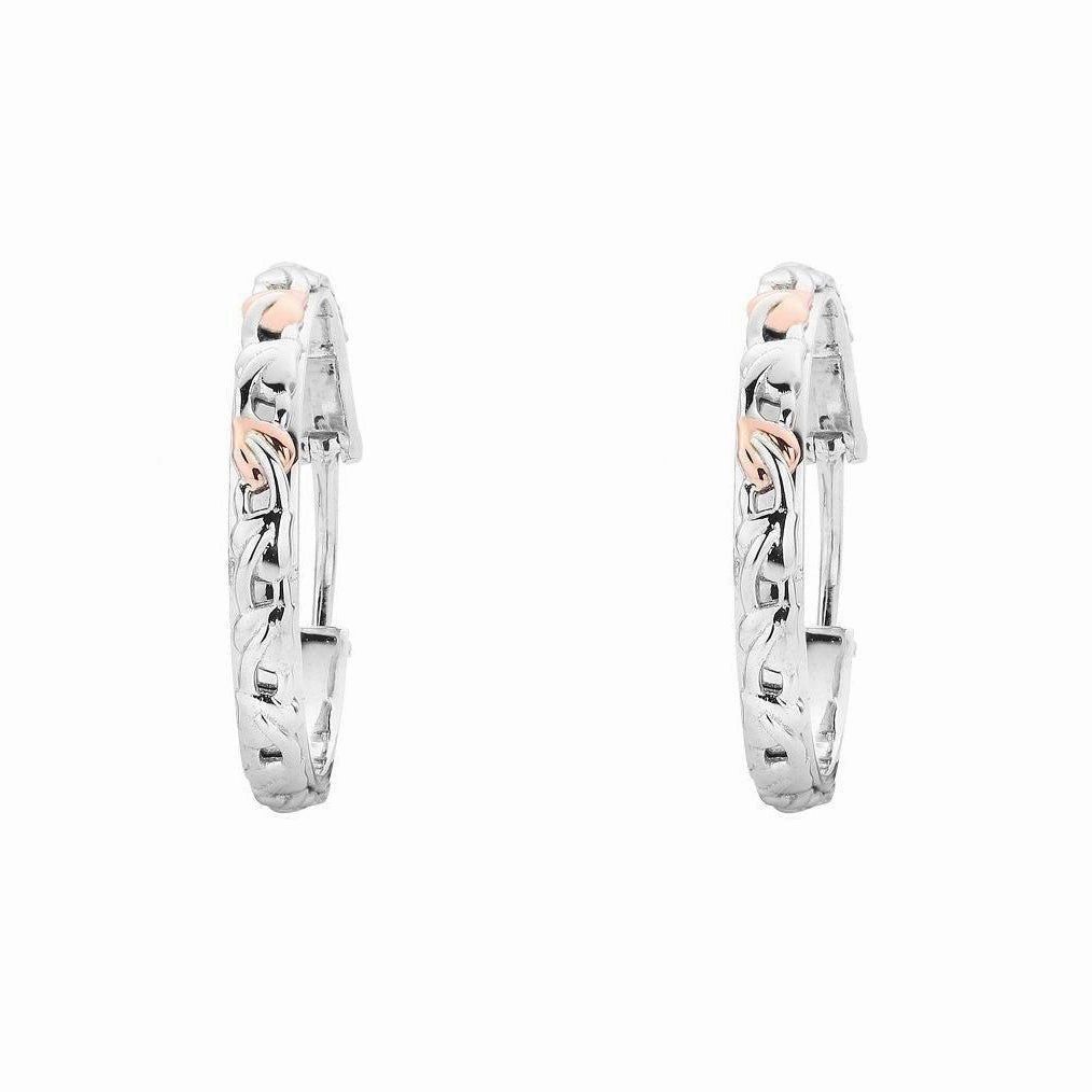 Clogau Tree Of Life Sterling Silver Small Hoop Earrings D